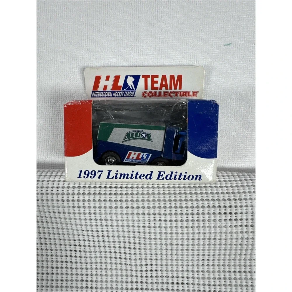 1997 White Rose IHL Houston Aeros Zamboni Die-Cast Limited Edition Vintage